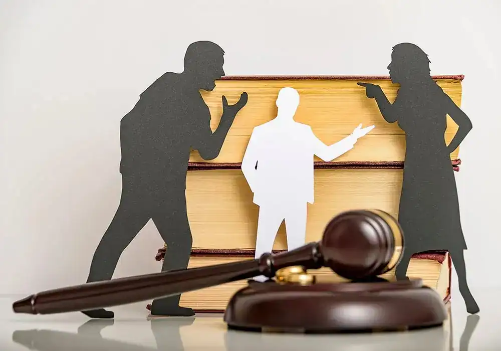 image of couple arguing through divorce Hemel Hempstead